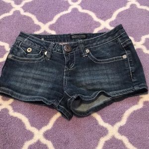 Denim shorts